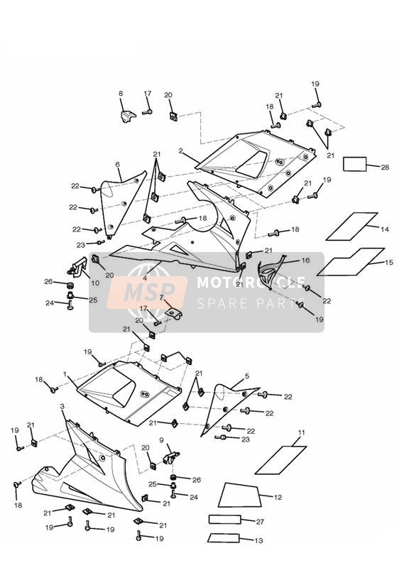 Bodywork  Lower Fairings