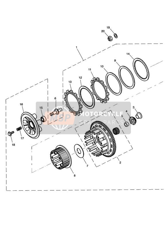 Koppeling GT Eng nr. 228630