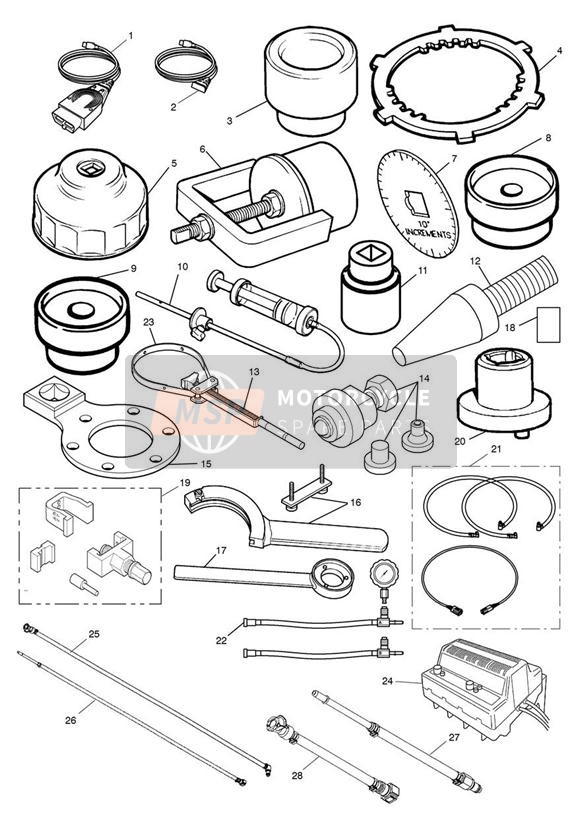 T3880060, Swinging Arm, Bearing Alignment, Triumph, 1