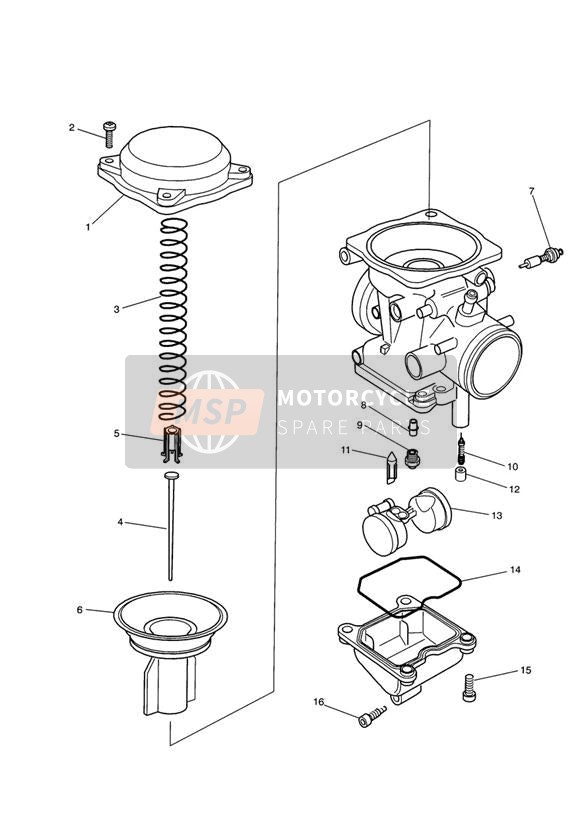 Parti carburatore, assemblea carburatore T1240660
