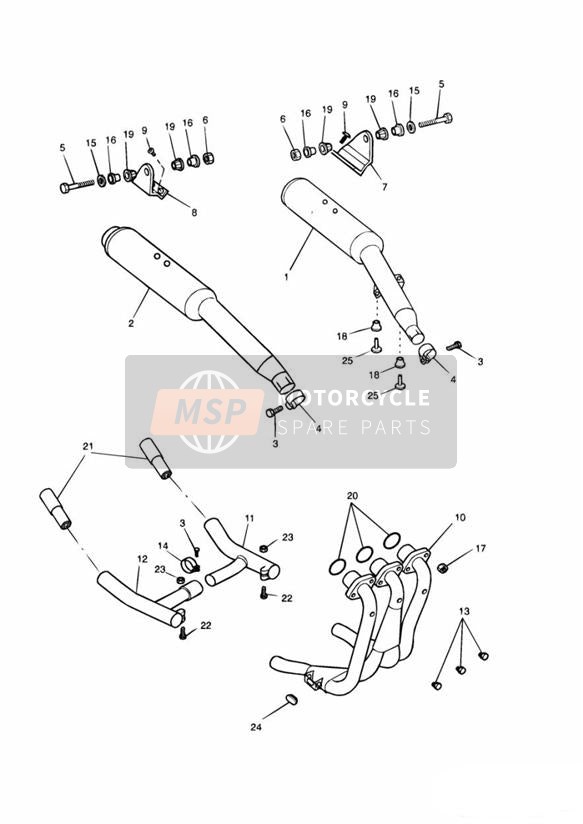 T3205077, Bolt, Hhf, Lghtd, M6 X 8, Slv, Triumph, 1