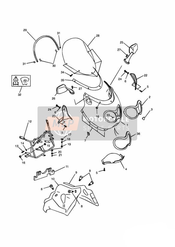 Carrosserie pour zone du cockpit