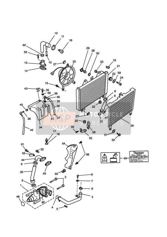 Kühlsystem 3 Zyl. Motoren