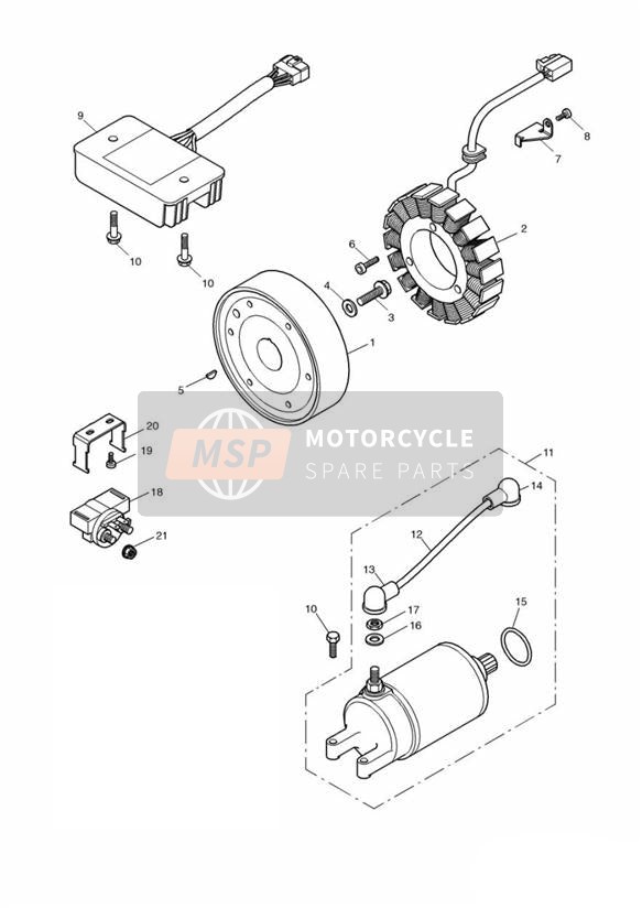 Lichtmaschine Starter 171120