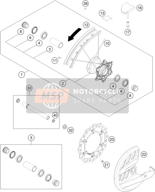59009062013, Special Screw M6X13 WS=8 10.9, GasGas, 2