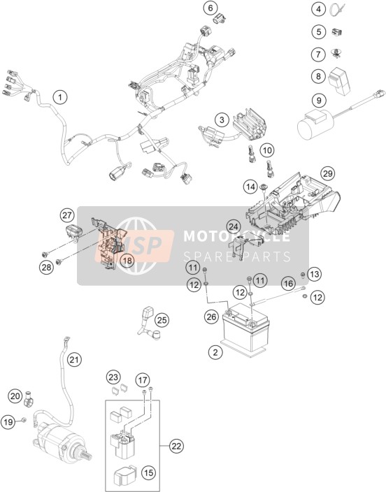 0025060126, Hh Collar Screw M6X12 TX30, GasGas, 2