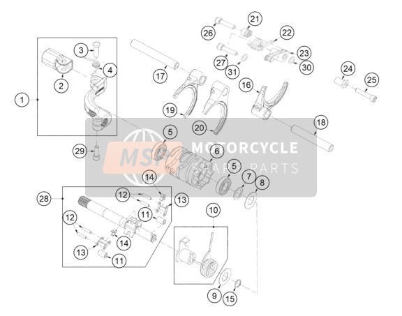 T0305020, Screw 5X20, GasGas, 2