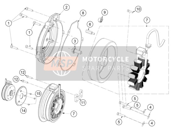 T0455008, Screw 5X8, GasGas, 0