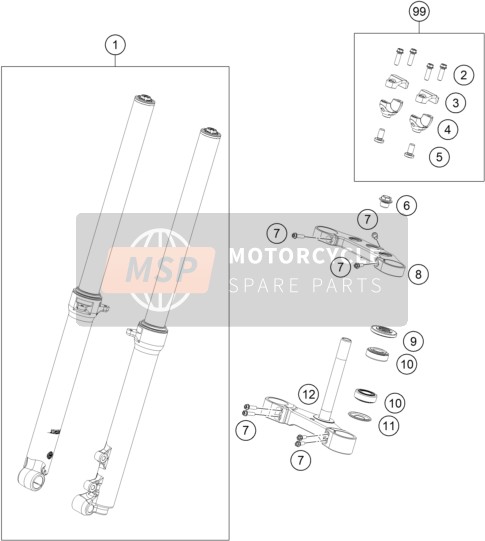0025080256, Hh Collar Screw M8X25, GasGas, 1