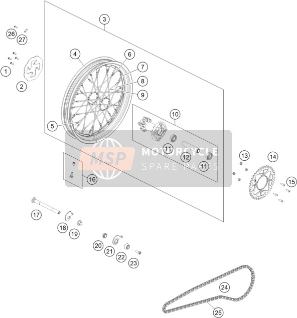 59009062016, Special Screw M6X16 WS=8 10.9, GasGas, 0
