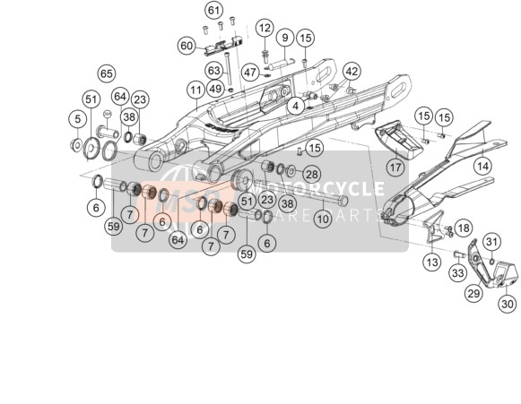 0900000505500, Hexagon Socket Bolt M5X55, GasGas, 1