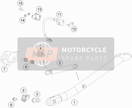 0985040003, Self Locking Nut DIN0985-M 4, GasGas, 0