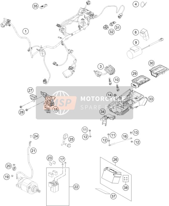 A45041031000, Engine Control Unit, GasGas, 2