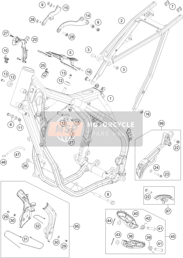 79003044000, Footrest Spring R/s 2016, GasGas, 1