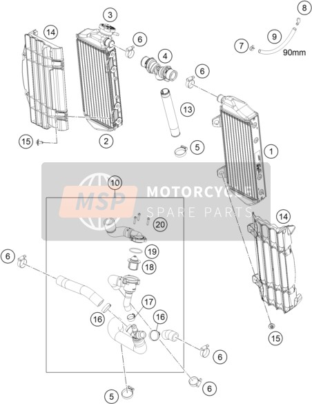 0770320020, O-RING 32,00X2,00, GasGas, 1