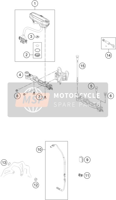 54813026000, Cable Support 10/6mm 06, GasGas, 2