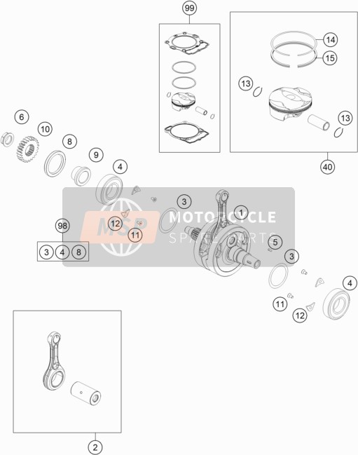 CRANKSHAFT/ PISTON