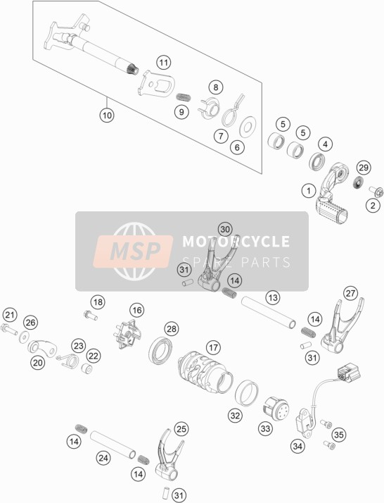 0025050206, Hh Collar Screw M5X20 TX30, GasGas, 1