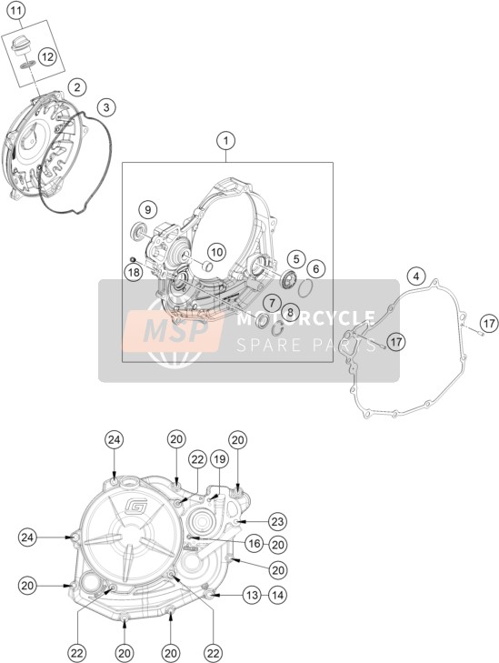 Kupplungsabdeckung-Scrool-Abdeckung