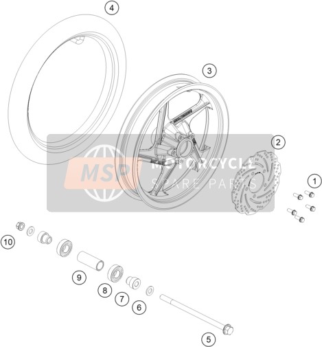 Roue avant