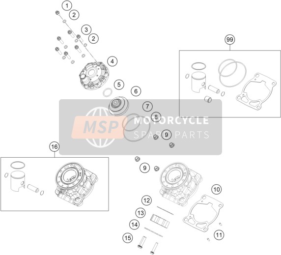 0402040980, Needle Roll.DIN5402 Nrb 4X9.8, GasGas, 1