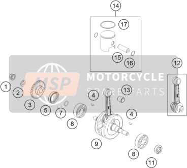 ALBERO MOTORE/PISTONE