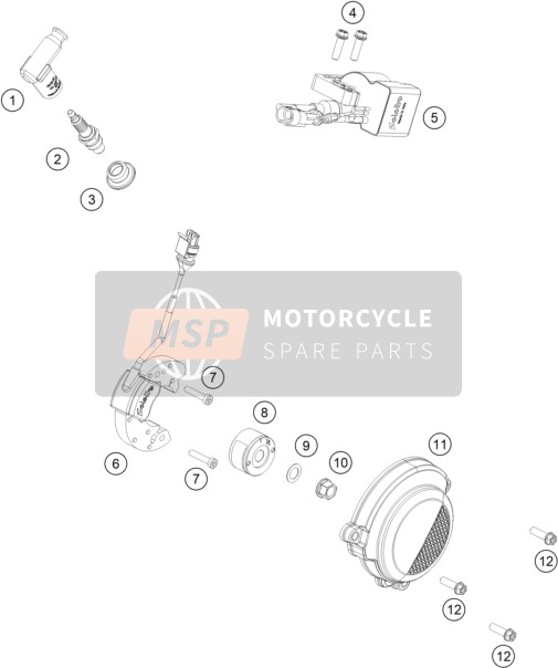 58414030000, Hh Collar Nut M10X1,25 WS=13, GasGas, 2