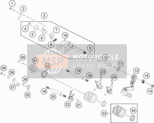 0471140100, Retaining Ring Din 471 14X1, GasGas, 1