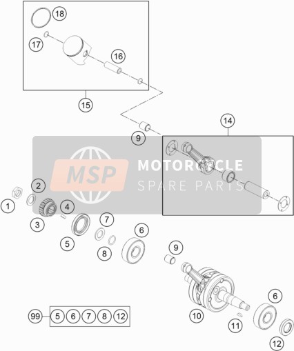 CRANKSHAFT/ PISTON