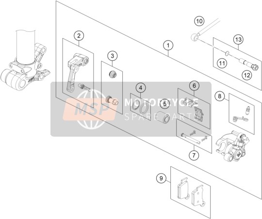 FRONT BRAKE CALIPER