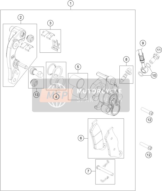 FRONT BRAKE CALIPER