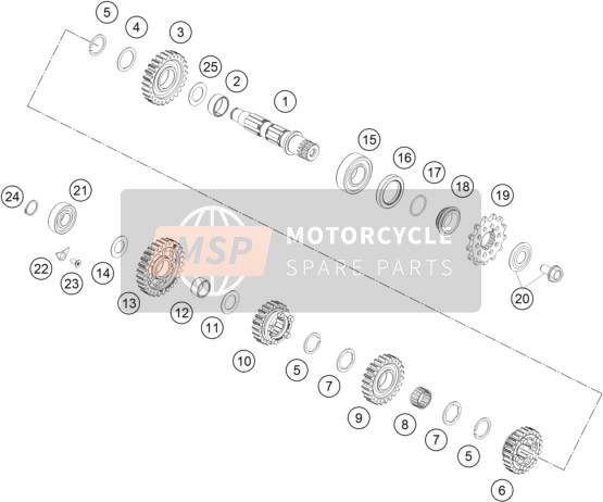 TRANSMISSION II - COUNTERSHAFT