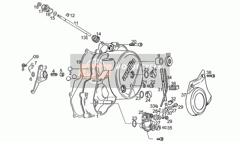 Aprilia AF1 FUTURA 125 1991 Mischöl für ein 1991 Aprilia AF1 FUTURA 125