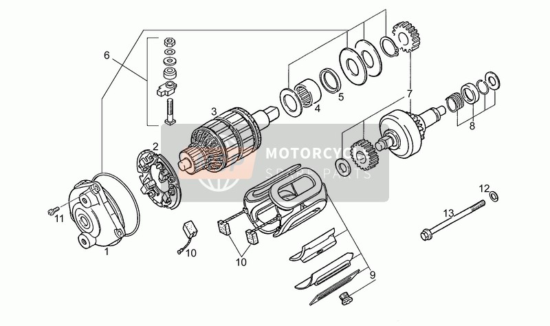 AP0293685, Starter Motor, Piaggio, 1