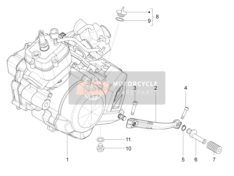 Moteur-Partie complète-Levier