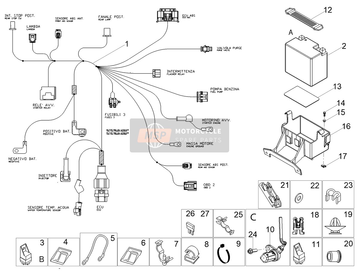 Elektrisches System hinten