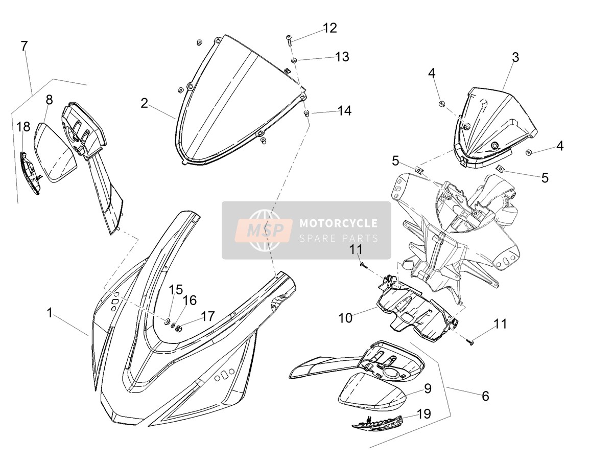 2B005799, R?kspiegel Links, Piaggio, 0