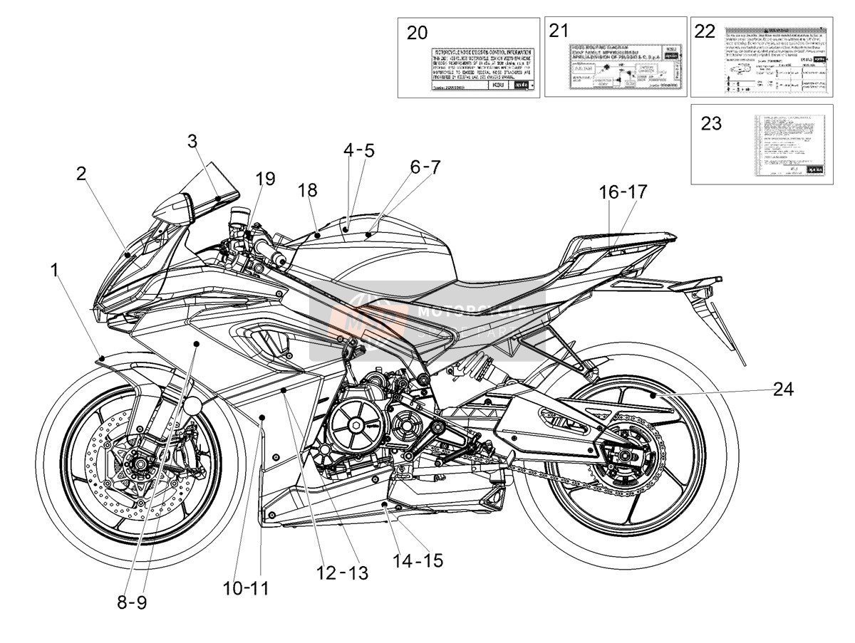 2H005657, Schriftzug, Rechts, RS660, Piaggio, 1