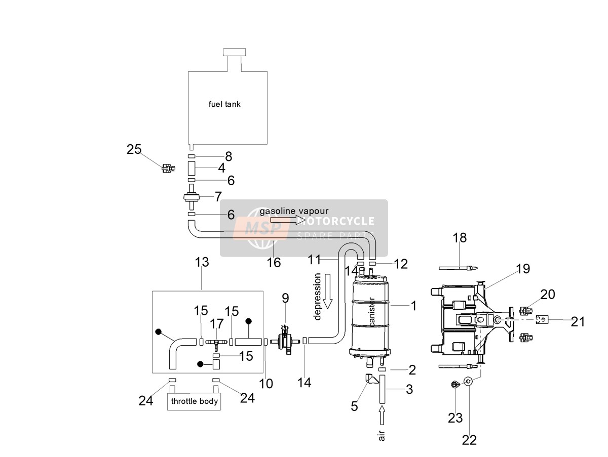 Système de récupération de vapeur de carburant