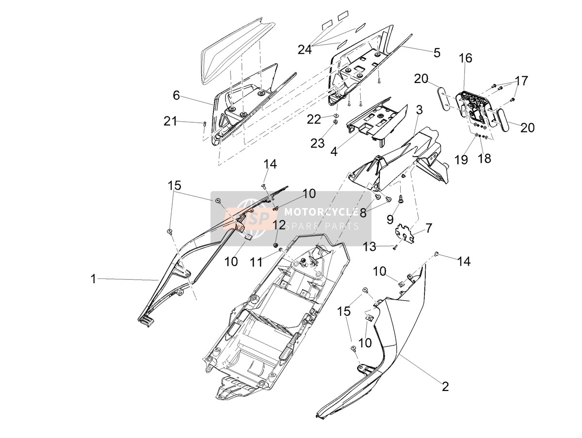 2B008842, Aufkleber, Piaggio, 1