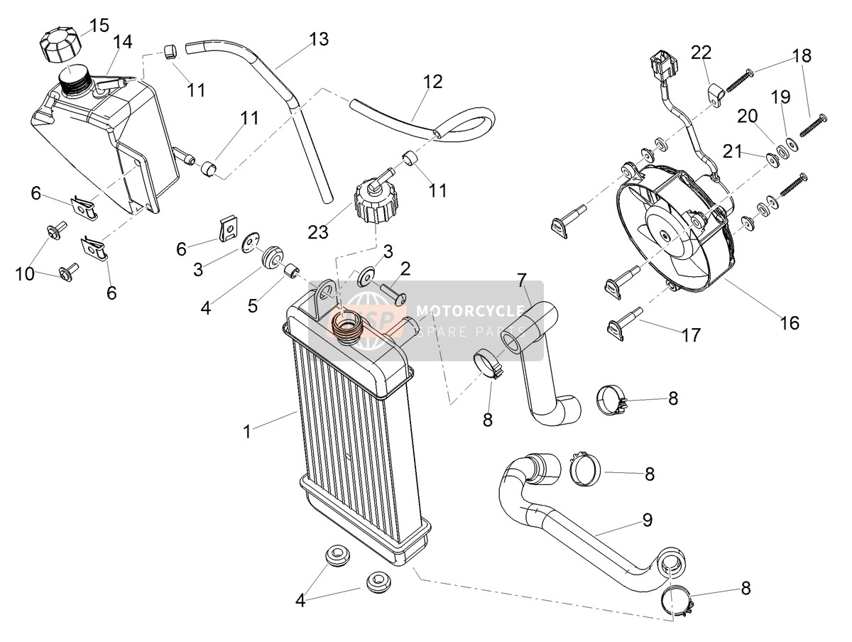 2R000524, Electric Fan, Piaggio, 0
