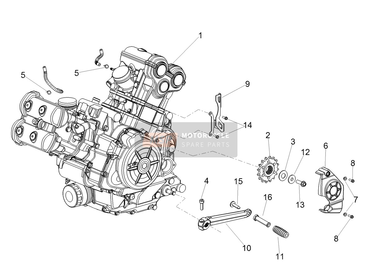 Motor-Completando parte-Palanca