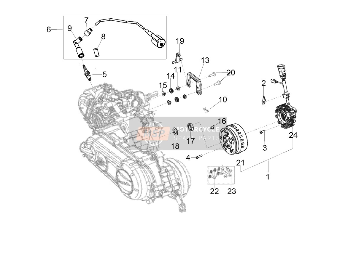 643149, Capuchon De Bougie, Piaggio, 0