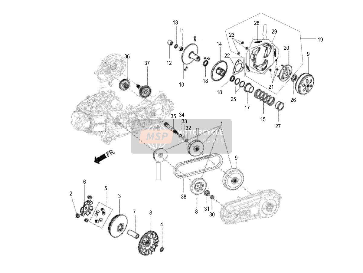 1A006499, Rondelle Plate, Piaggio, 0