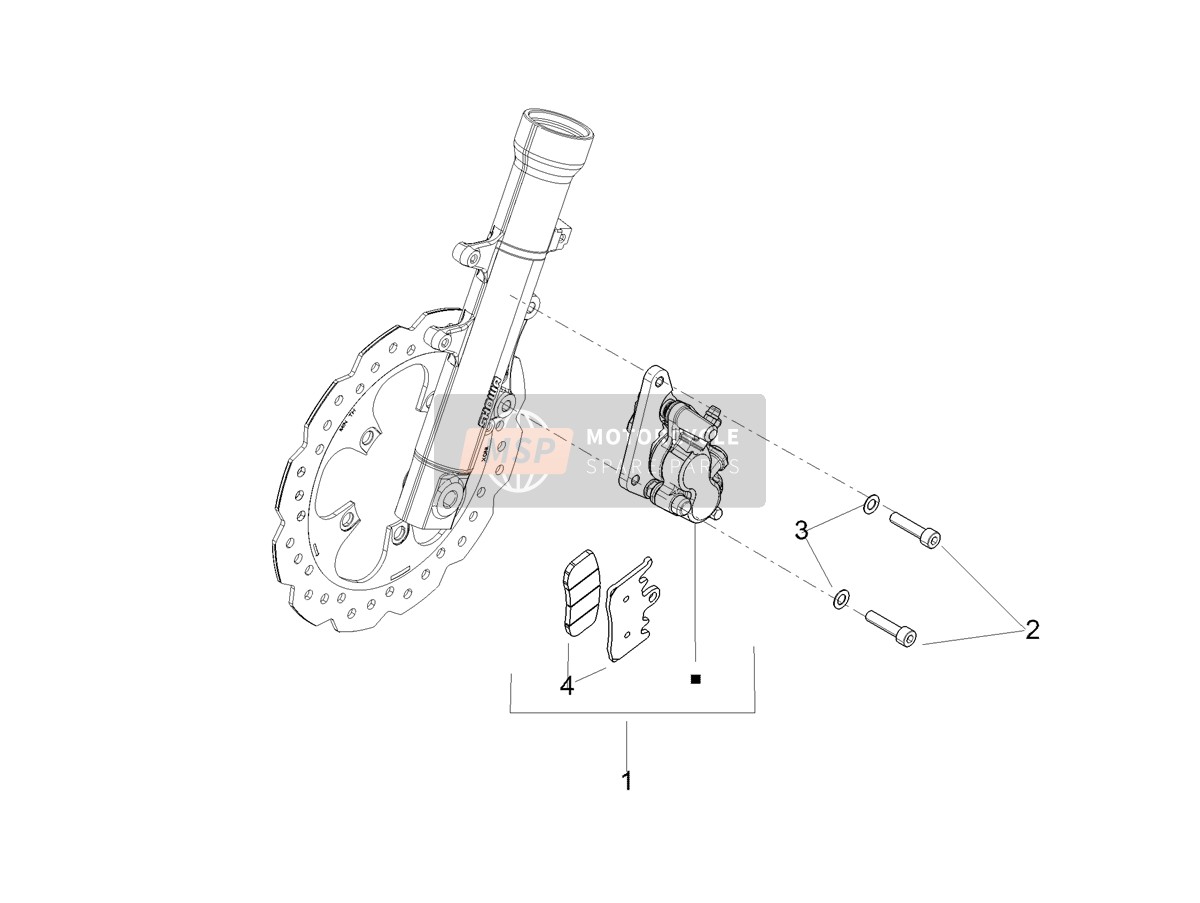 BREMSSATTEL VORNE