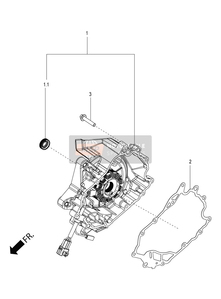 Couvercle D'allumage Magnétique Du Volant - Filtre À Huile