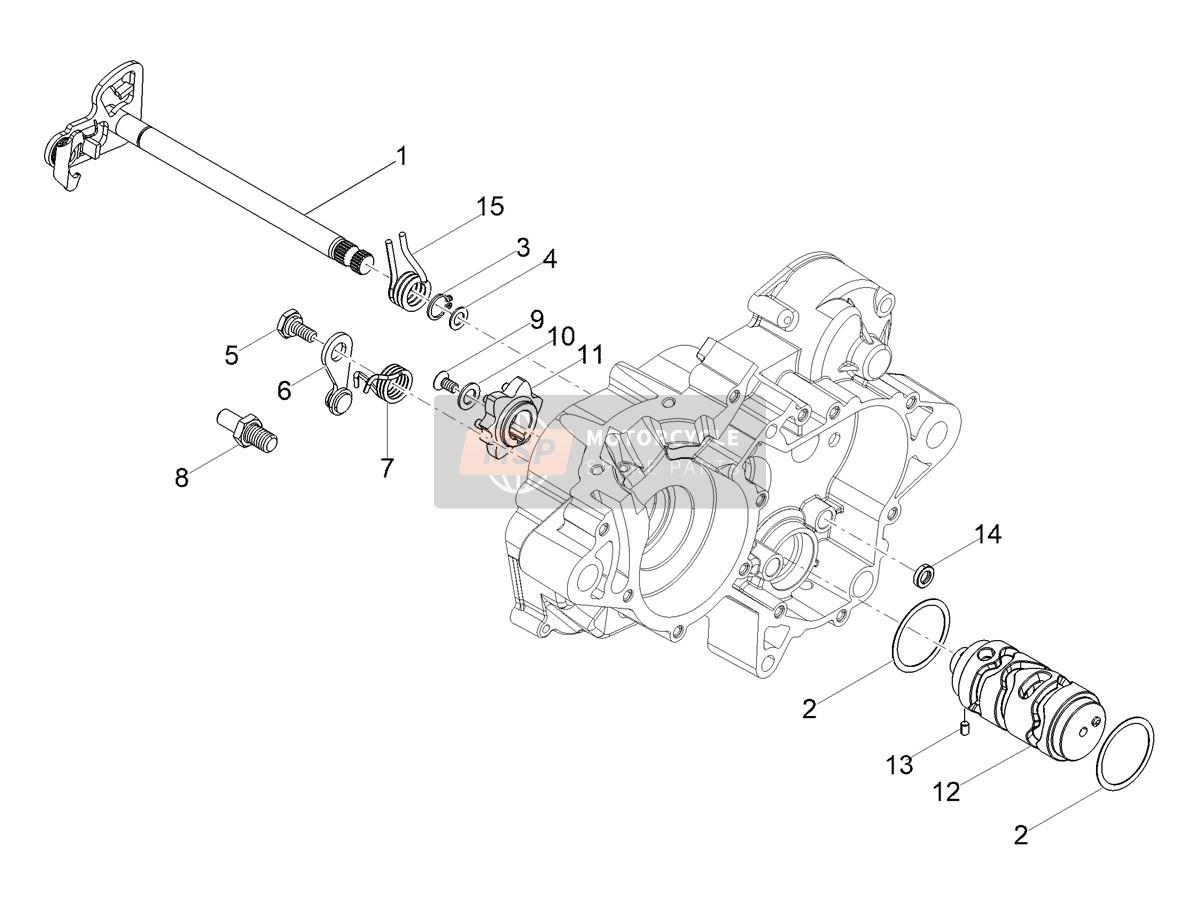 Gear box / Selector / Shift cam