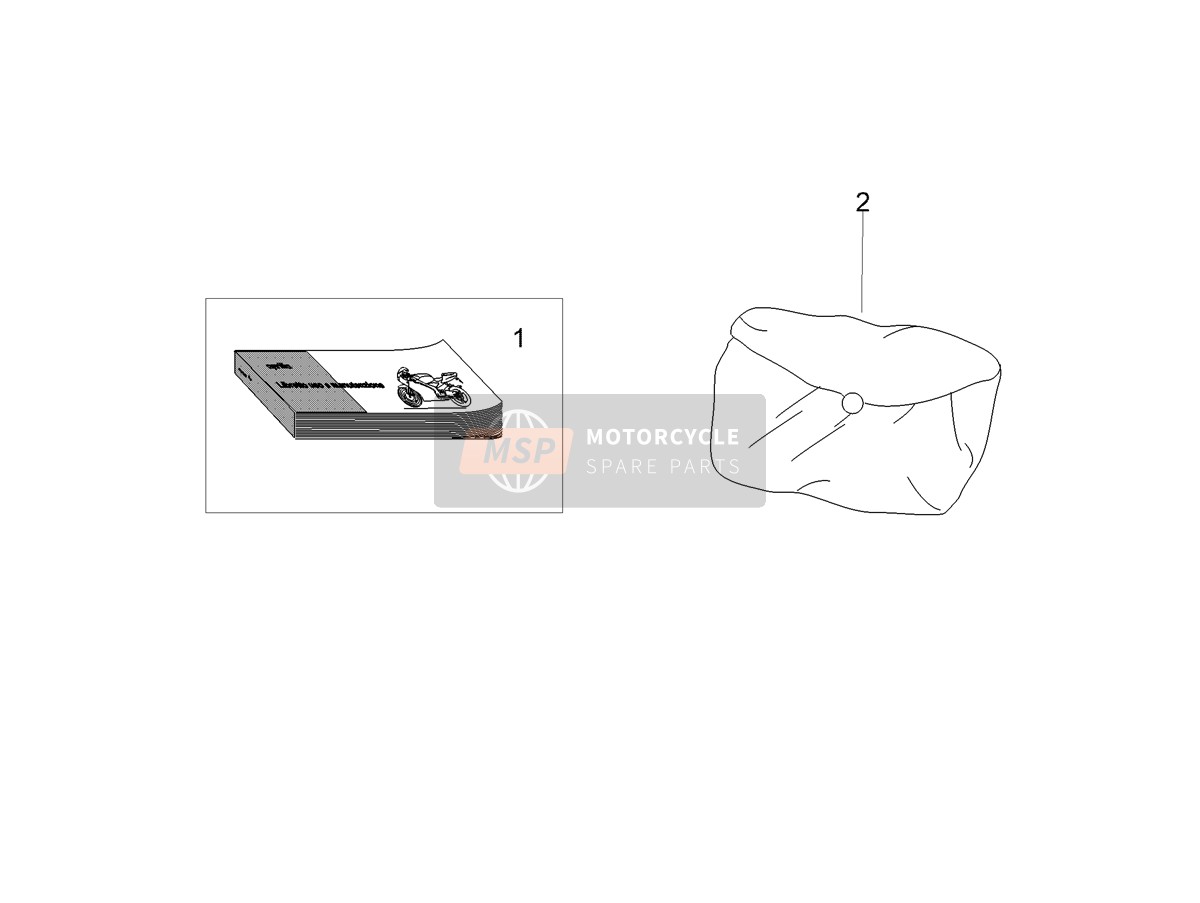 1C002659, Werkzeugtasche, Piaggio, 2