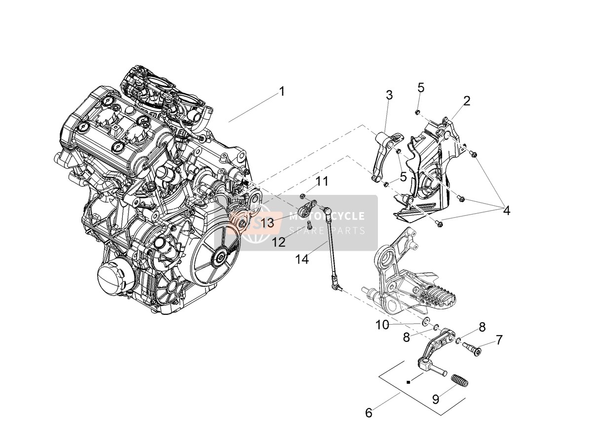 Moteur-Partie complète-Levier