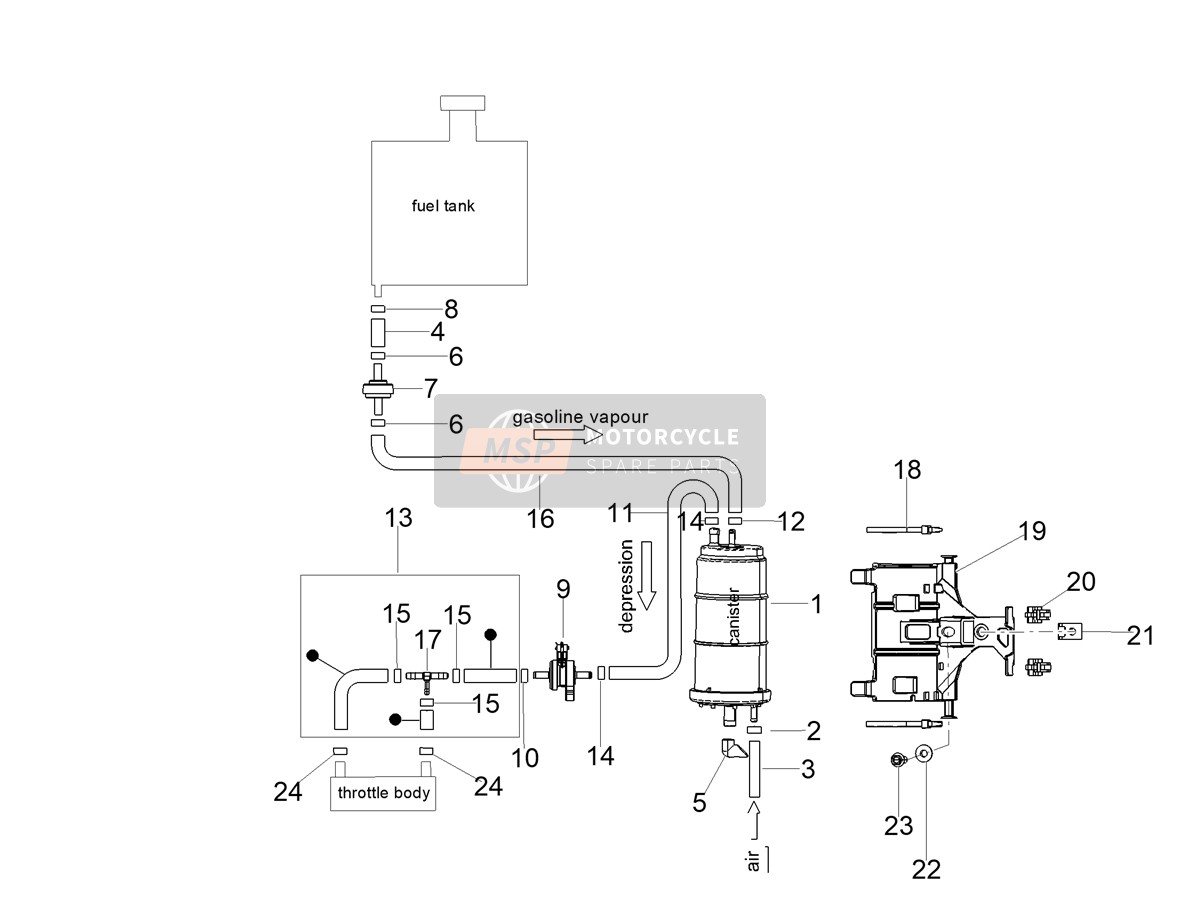 Système de récupération de vapeur de carburant